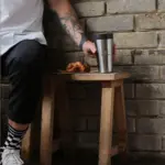 Custom Travel Mug Circular&Co Leakproof Recycled Steel 340ml — product photo 2