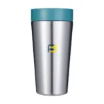 Circular&Co Recycled Stainless Steel Coffee Cup 340 ml, groen (± pms 7718u)