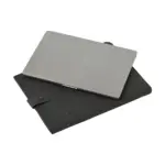 Laptop Sleeve Recycling Leder bedrucken Wollfilz 14 Zoll — Produktfoto 11