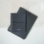 Laptop Sleeve Recycling Leder bedrucken Wollfilz 14 Zoll — Produktfoto 13