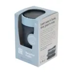 Kaffeebecher Circular&Co bedrucken auslaufsicher Jeans 227ml — Produktfoto 12