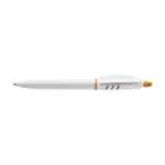 Stilolinea S30 balpen, wit/oranje (± pms 1505) — productfoto 2