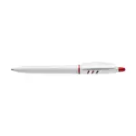 Stilolinea S30 balpen, wit/rood (± pms 200)