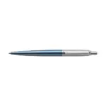 Parker Jotter Core balpen | Roestvrijstaal, lichtblauw (± pms 2150) — productfoto 2