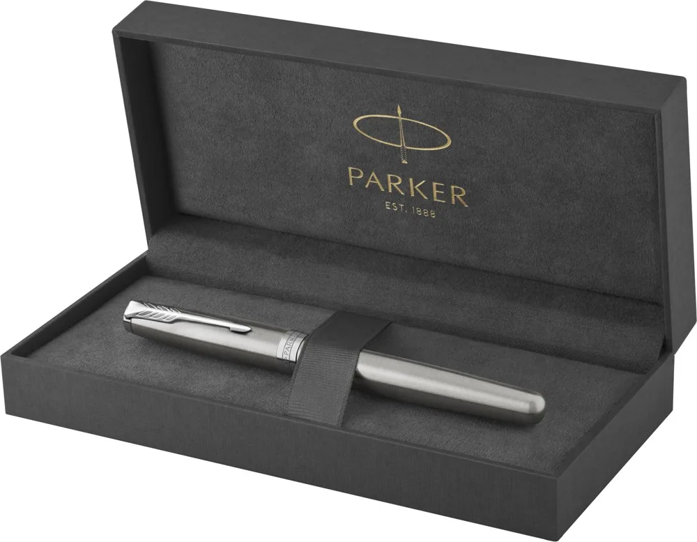 Parker Sonnet rollerball | Roestvrijstaal productfoto 3 - Hidalgo Parker Sonnet rollerball | Roestvrijstaal — productfoto 3