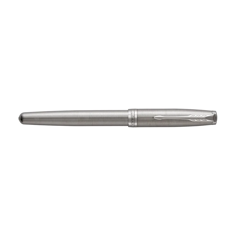 Parker Sonnet rollerball | Roestvrijstaal stainless productfoto 2 - Hidalgo Parker Sonnet rollerball | Roestvrijstaal, stainless — productfoto 2