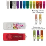 USB stick 20 Twister 8GB - Hidalgo-werbeartikel USB stick 2.0 Twister 8GB