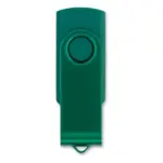 USB stick 20 Twister 8GB donker groen - Hidalgo-werbeartikel USB stick 2.0 Twister 8GB, donker groen