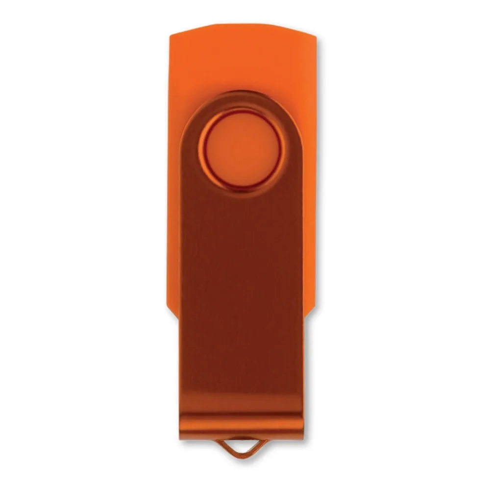 USB stick 20 Twister 8GB oranje - Hidalgo-werbeartikel USB stick 2.0 Twister 8GB, oranje