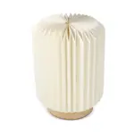 Coollux vouwbare papieren LED lamp Aurora op houten voet, 22cm — productfoto 2