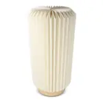 Coollux vouwbare papieren  LED lamp Aurora Tall op houten voet, 32cm — productfoto 4