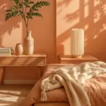 Coollux vouwbare papieren  LED lamp Aurora Tall op houten voet, 32cm — productfoto 9