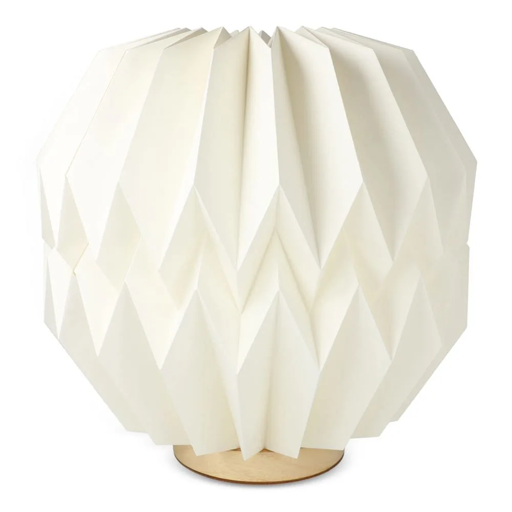 Coollux opvouwbare Origami-geïnspireerde papieren LED-lamp Luna 25cm productfoto 2 - Hidalgo Coollux opvouwbare Origami-geïnspireerde papieren LED-lamp Luna 25cm — productfoto 2