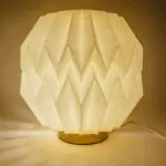 Coollux opvouwbare Origami-geïnspireerde papieren LED-lamp Luna 25cm — productfoto 5