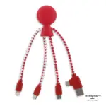 2081 | Xoopar Mr. Bio Charging cable, rood