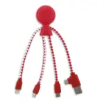 2081 | Xoopar Mr. Bio Charging cable, rood