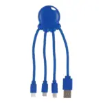 2087 | Xoopar Eco Octopus Oplaadkabel, blauw