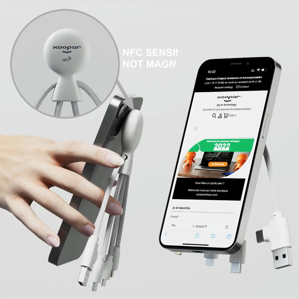 2099 | Xoopar Mr. Bio Smart Oplaadkabel met NFC — productfoto 22