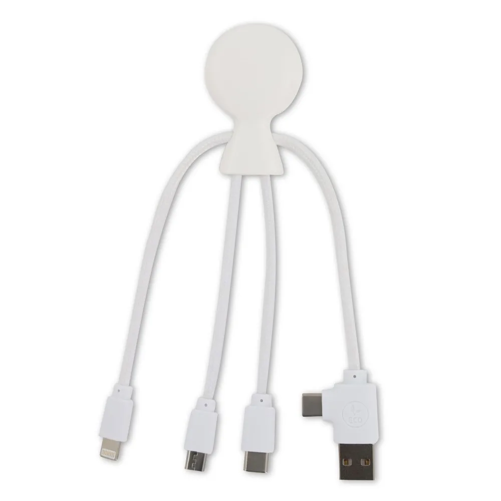 2099 | Xoopar Mr. Bio Smart Oplaadkabel met NFC, wit — productfoto 14