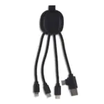 4000 | Xoopar Iné Smart Charging cable with NFC, zwart — productfoto 14