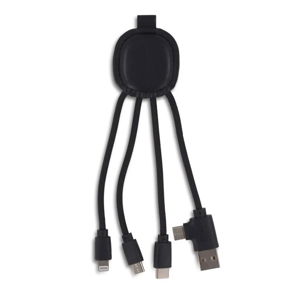 NFC Charging Cable Custom Multi Recycled Leather One Size — product photo 14