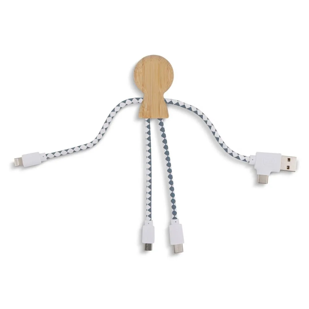 Xoopar Mr Bio Bamboo Charging Cable productfoto 4 - Hidalgo-werbeartikel Xoopar Mr. Bio Bamboo Charging Cable — productfoto 4