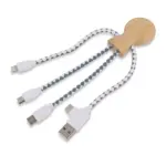 Xoopar Mr. Bio Bamboo Charging Cable — productfoto 5