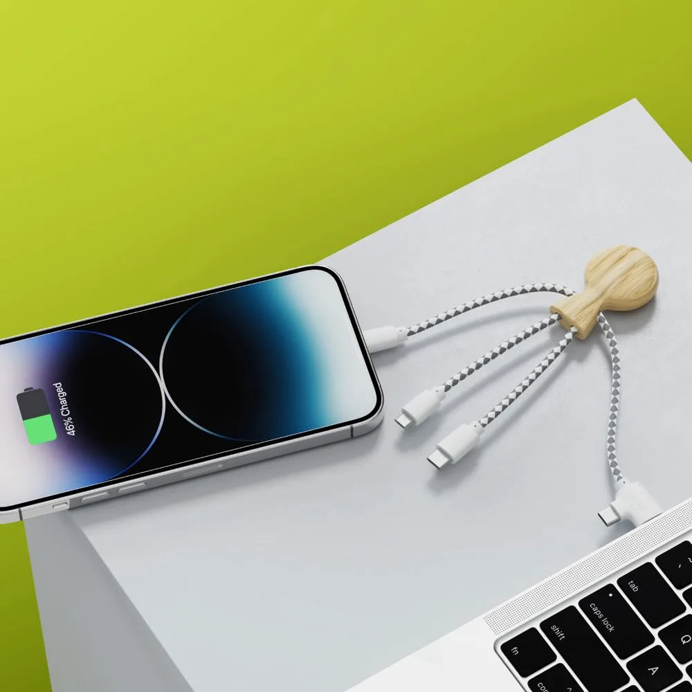 Xoopar Mr Bio Bamboo Charging Cable productfoto 7 - Hidalgo-werbeartikel Xoopar Mr. Bio Bamboo Charging Cable — productfoto 7