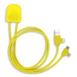 Xoopar Ice-C Charging cable, geel