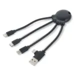 4009| Xoopar Eco Octopus Oplaadkabel Ocean Bound Plastic — productfoto 6