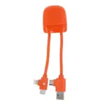 Xoopar ICE-B Multi Oplaadkabel oranje - Hidalgo-werbeartikel Xoopar ICE-B Multi Oplaadkabel, oranje