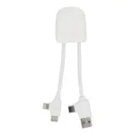 Xoopar ICE-B Multi Oplaadkabel wit - Hidalgo-werbeartikel Xoopar ICE-B Multi Oplaadkabel, wit