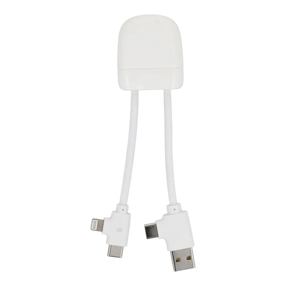 Xoopar ICE-B Multi Oplaadkabel wit - Hidalgo-werbeartikel Xoopar ICE-B Multi Oplaadkabel, wit