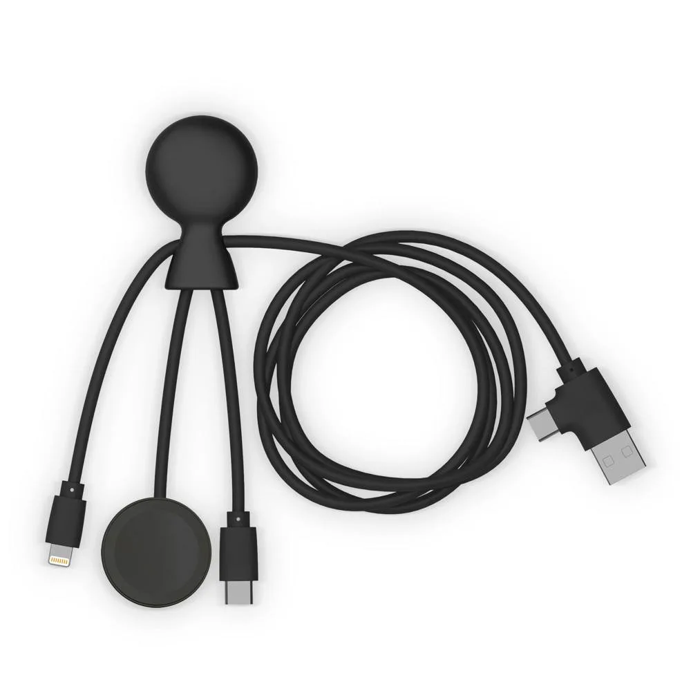 Xoopar Mr Bio Long Multi Kabel voor AppleSamsung Watch 1 Meter productfoto 2 - Hidalgo Xoopar Mr. Bio Long Multi Kabel voor Apple/Samsung Watch 1 Meter — productfoto 2