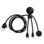 Xoopar Mr. Bio Long Multi Kabel voor Apple/Samsung Watch 1 Meter — productfoto 3