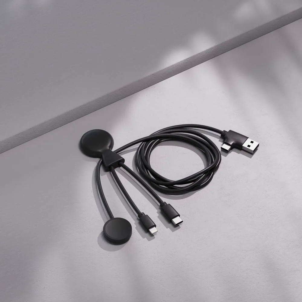 Xoopar Mr Bio Long Multi Kabel voor AppleSamsung Watch 1 Meter productfoto 4 - Hidalgo Xoopar Mr. Bio Long Multi Kabel voor Apple/Samsung Watch 1 Meter — productfoto 4