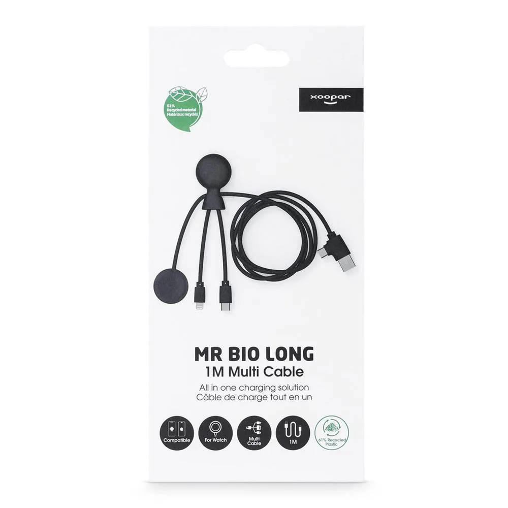 Xoopar Mr Bio Long Multi Kabel voor AppleSamsung Watch 1 Meter productfoto 8 - Hidalgo Xoopar Mr. Bio Long Multi Kabel voor Apple/Samsung Watch 1 Meter — productfoto 8