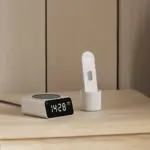 Xoopar Reddi Charge PD klok met draadloze oplader productfoto 2 - Hidalgo-werbeartikel Xoopar Reddi Charge PD klok met draadloze oplader — productfoto 2