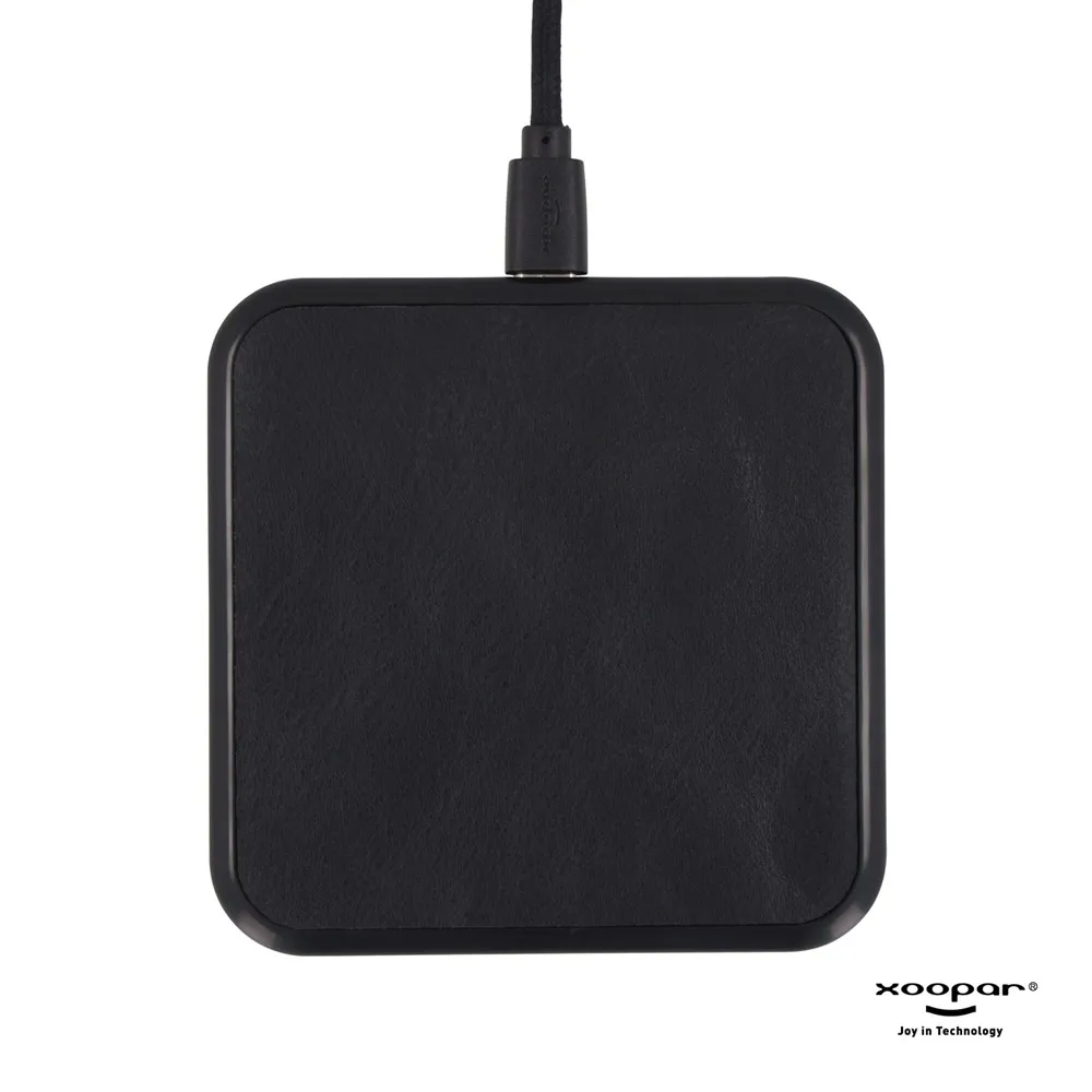 2259 | Xoopar Iné Wireless Fast Charger - Recycled Leather 15W productfoto 2 - Hidalgo-werbeartikel 2259 | Xoopar Iné Wireless Fast Charger - Recycled Leather 15W — productfoto 2