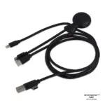 3199 | Xoopar Mr. Bio Powerbank and Cable pack 7000mAh, zwart