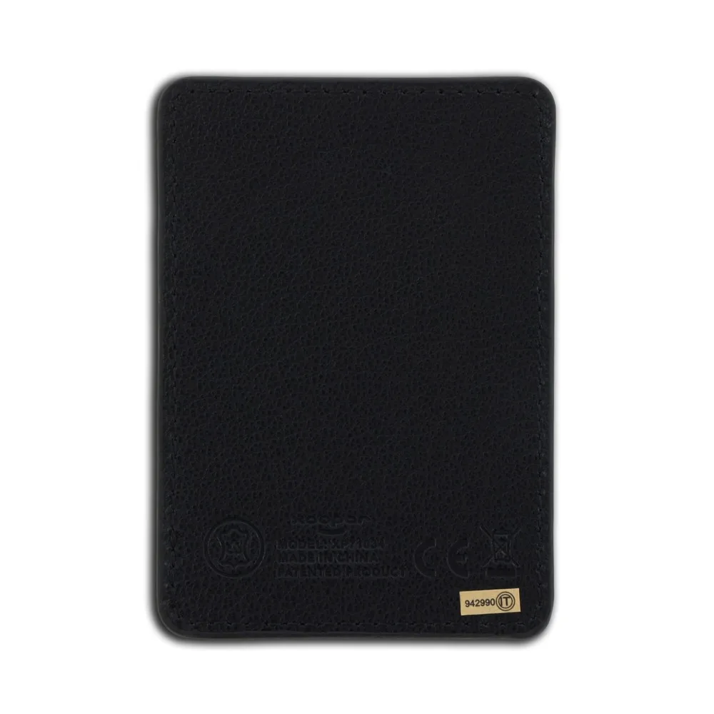 NFC Wallet MagSafe bedrucken RFID Recyceltes Leder Mini — Produktfoto 12