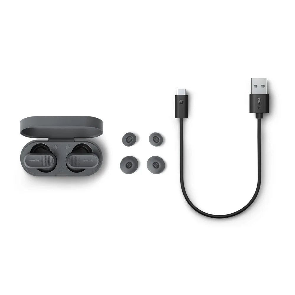 TAT3509| Philips TWS earphones with Noise Canceling Pro met tot 24 uur speeltijd productfoto 8 - Hidalgo-werbeartikel TAT3509| Philips TWS earphones with Noise Canceling Pro met tot 24 uur speeltijd — productfoto 8