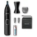 NT5650|Philips Neus-, oor-, wenkbrauwen detailtrimmer met 5 accessoires — productfoto 6