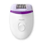 BRP505|Philips Satinelle compacte epilator en snoerloze bikinilijntrimmer, wit