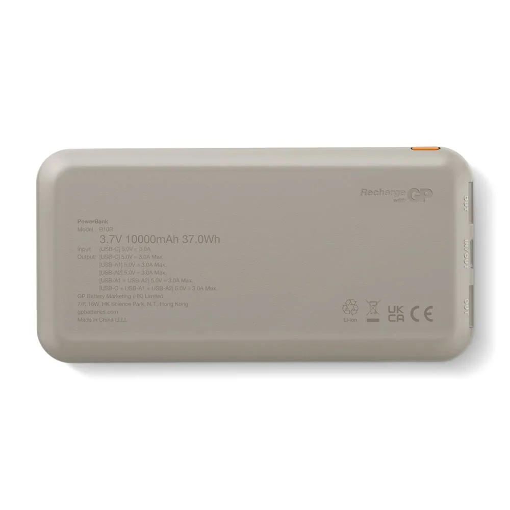 GP B+ Series Powerbank 10000 mAh productfoto 7 - Hidalgo GP B+ Series Powerbank 10000 mAh — productfoto 7