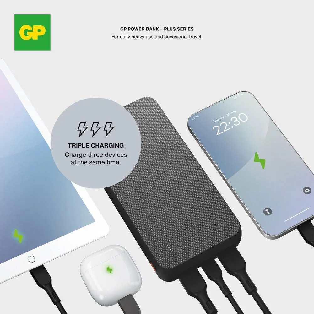 GP B+ Series Powerbank 20000 mAh productfoto 2 - Hidalgo-werbeartikel GP B+ Series Powerbank 20000 mAh — productfoto 2
