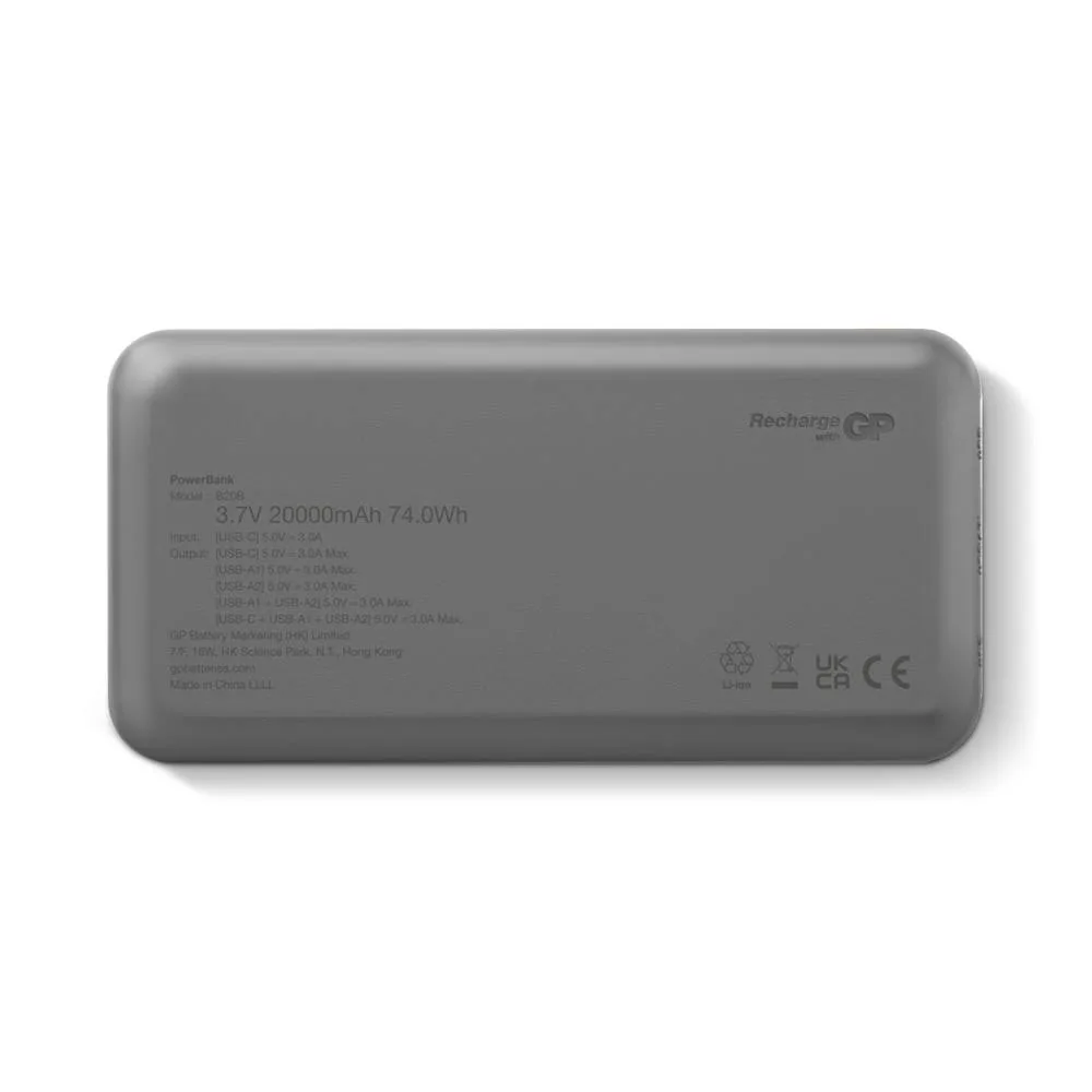 GP B+ Series Powerbank 20000 mAh productfoto 6 - Hidalgo-werbeartikel GP B+ Series Powerbank 20000 mAh — productfoto 6