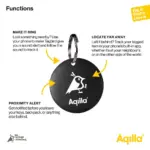 Aqiila Tagbird Waterdichte Tracker met Fietsbel — productfoto 6