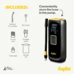 Aqiila Airbird C4 draagbare compressor productfoto 9 - Hidalgo-werbeartikel Aqiila Airbird C4 draagbare compressor — productfoto 9