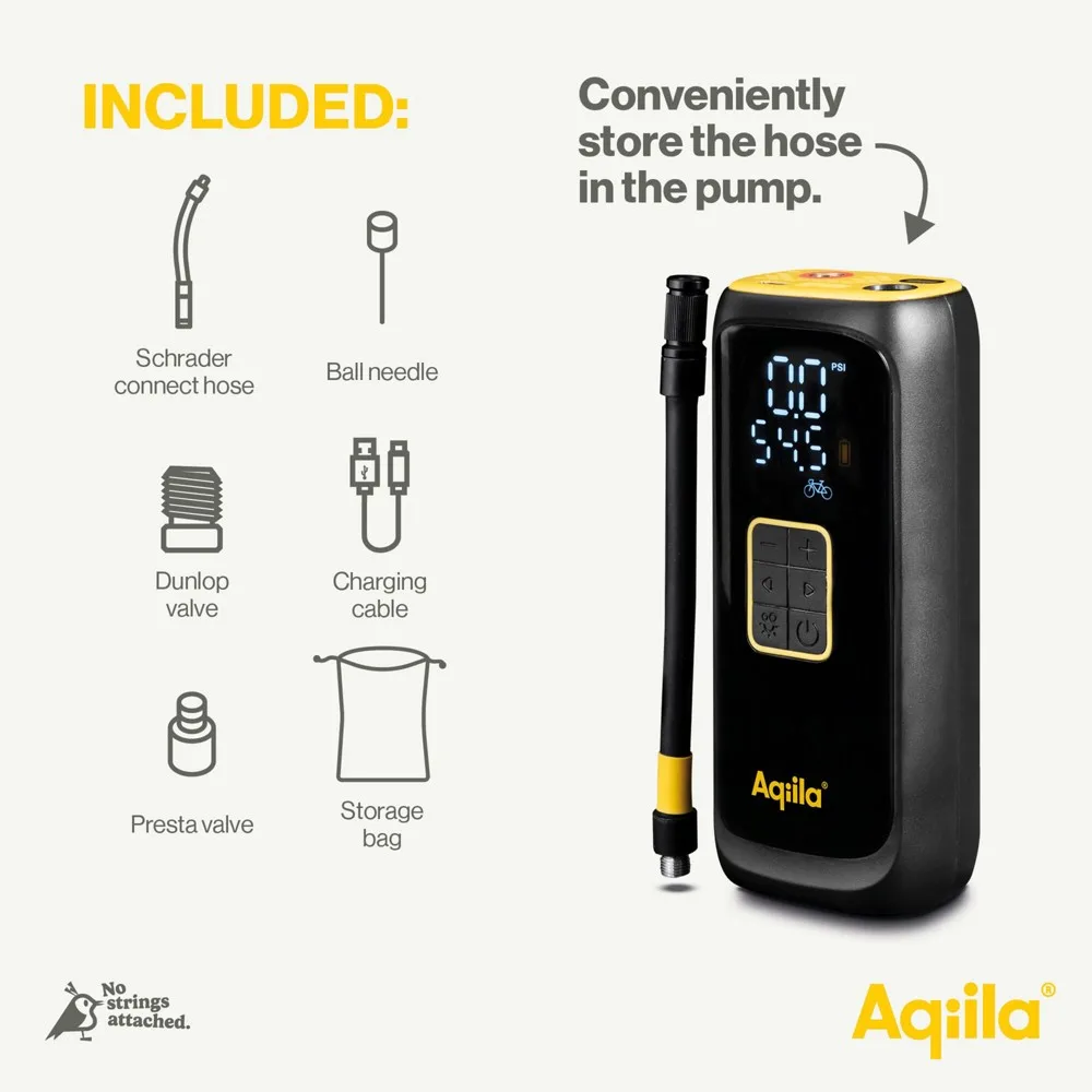 Aqiila Airbird C4 draagbare compressor productfoto 9 - Hidalgo-werbeartikel Aqiila Airbird C4 draagbare compressor — productfoto 9